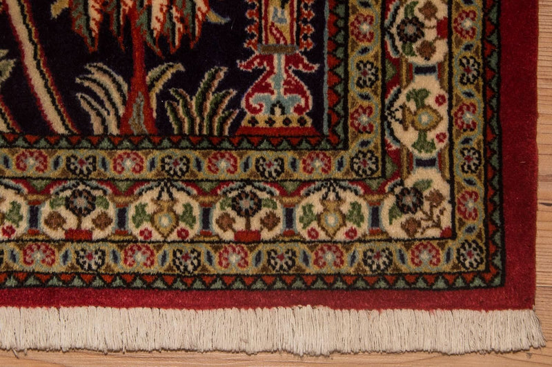 Persisk matta - Ghom - 108 x 82 cm - blå