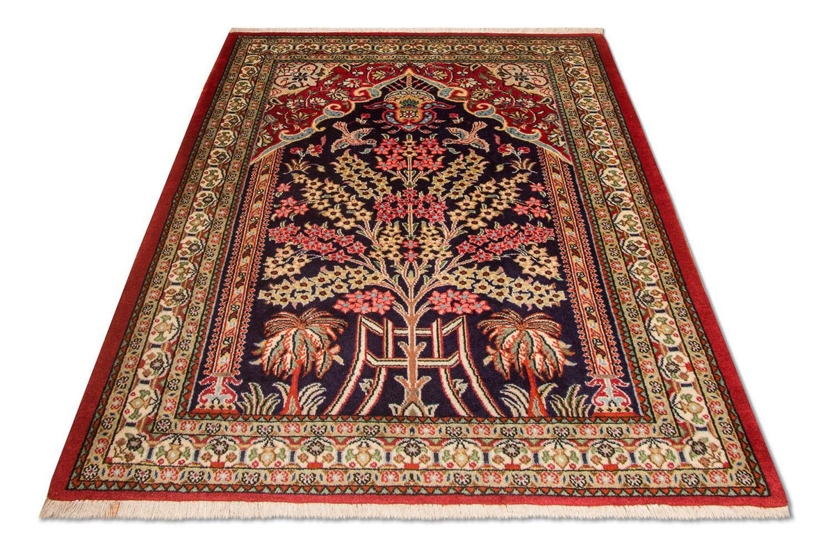 Persisk matta - Ghom - 108 x 82 cm - blå