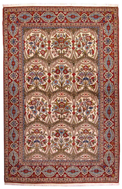 Qom Mattan 141x215cm - Persisk matta