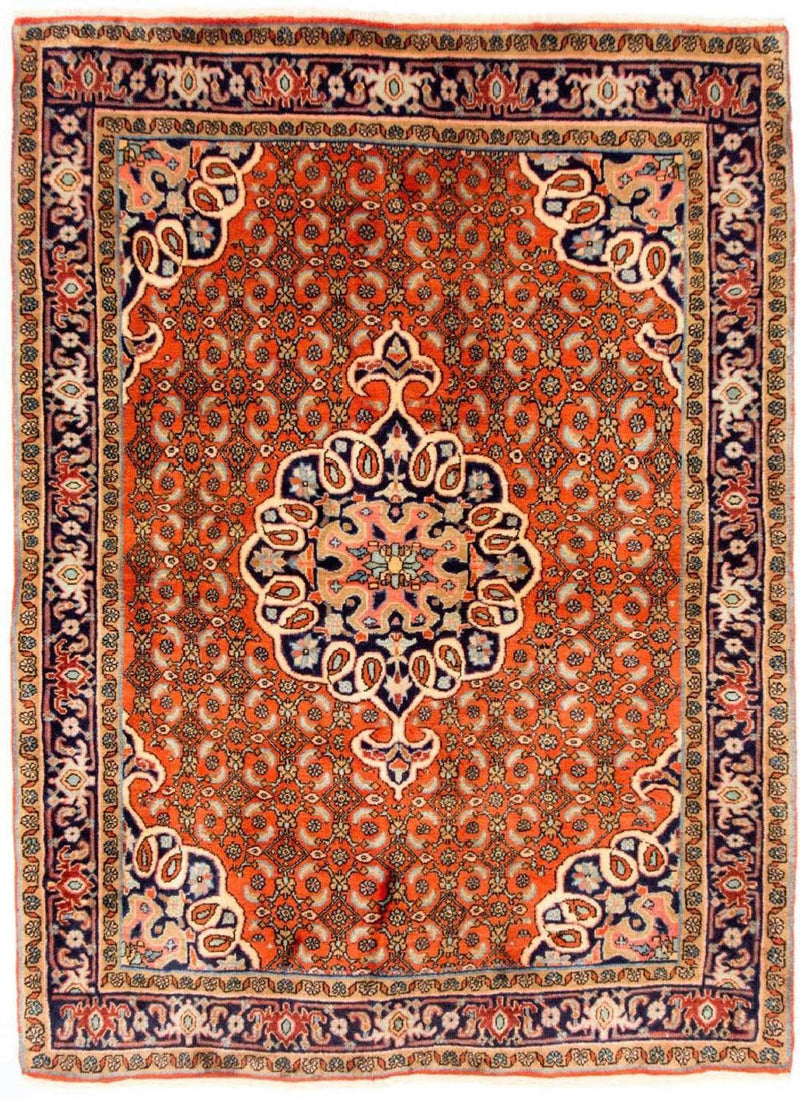 Persisk matta - Bijar - 165 x 120 cm - orange