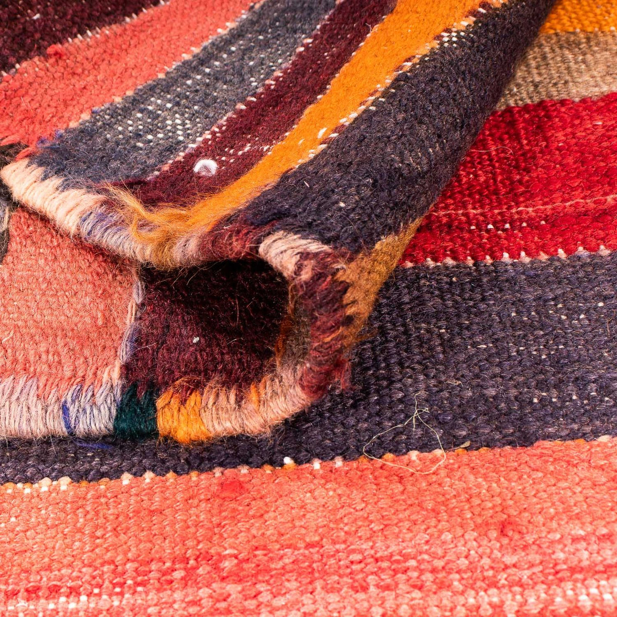 Kelim-matta - gammal - 310 x 185 cm - flerfärgad