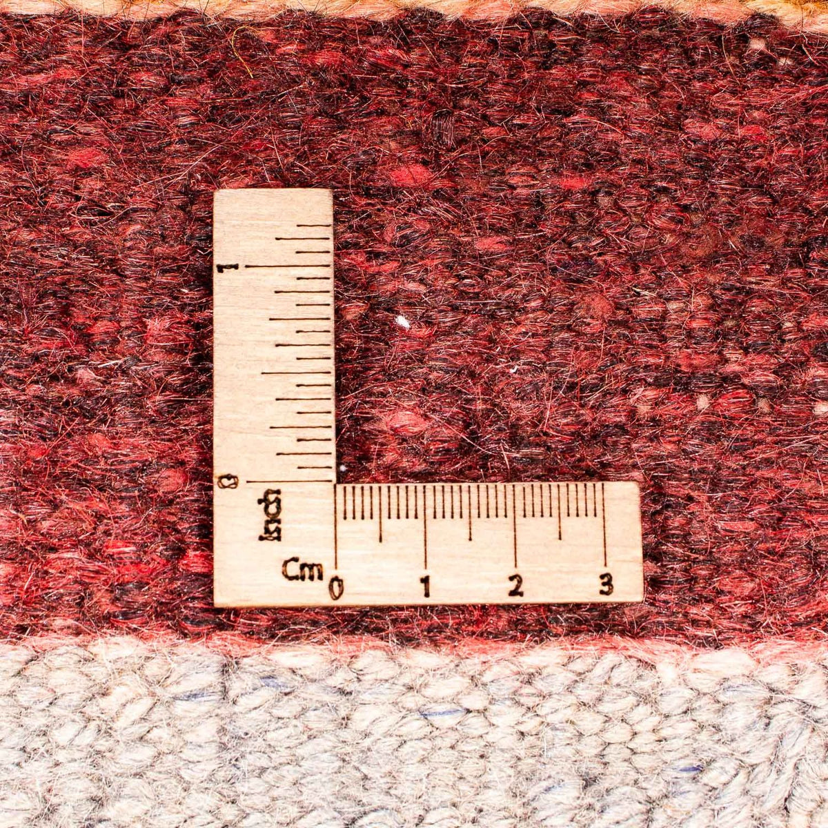 Kelim-matta - gammal kvadrat  - 155 x 135 cm - flerfärgad