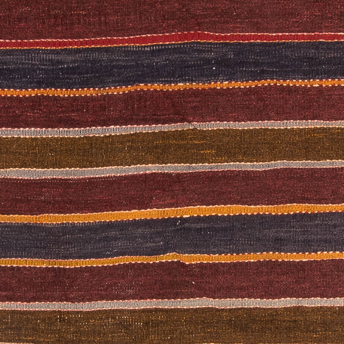 Kelim-matta - gammal kvadrat  - 155 x 135 cm - flerfärgad