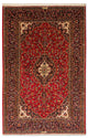 Persiska mattor - Keshan - 216 x 141 cm - röd