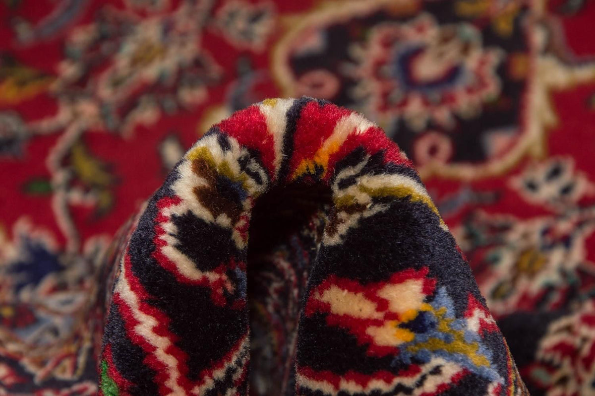 Persiska mattor - Keshan - 216 x 141 cm - röd