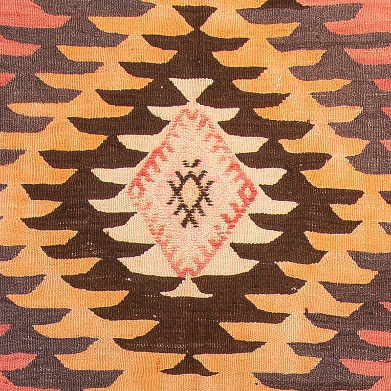 Runner Kelim-matta - gammal - 410 x 160 cm - rost