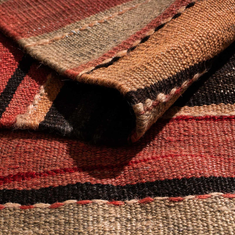 Kelim-matta - gammal - 255 x 130 cm - flerfärgad