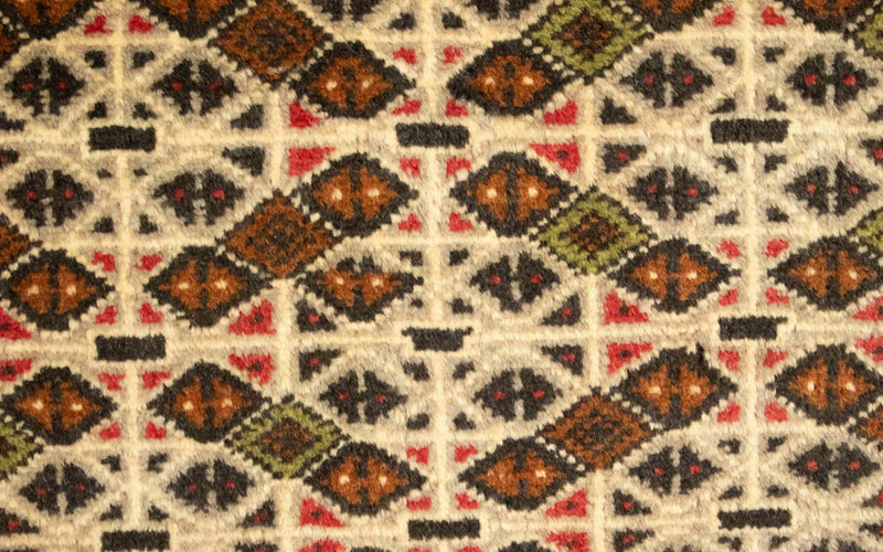 Runner Turkaman-matta - 100 x 50 cm - beige