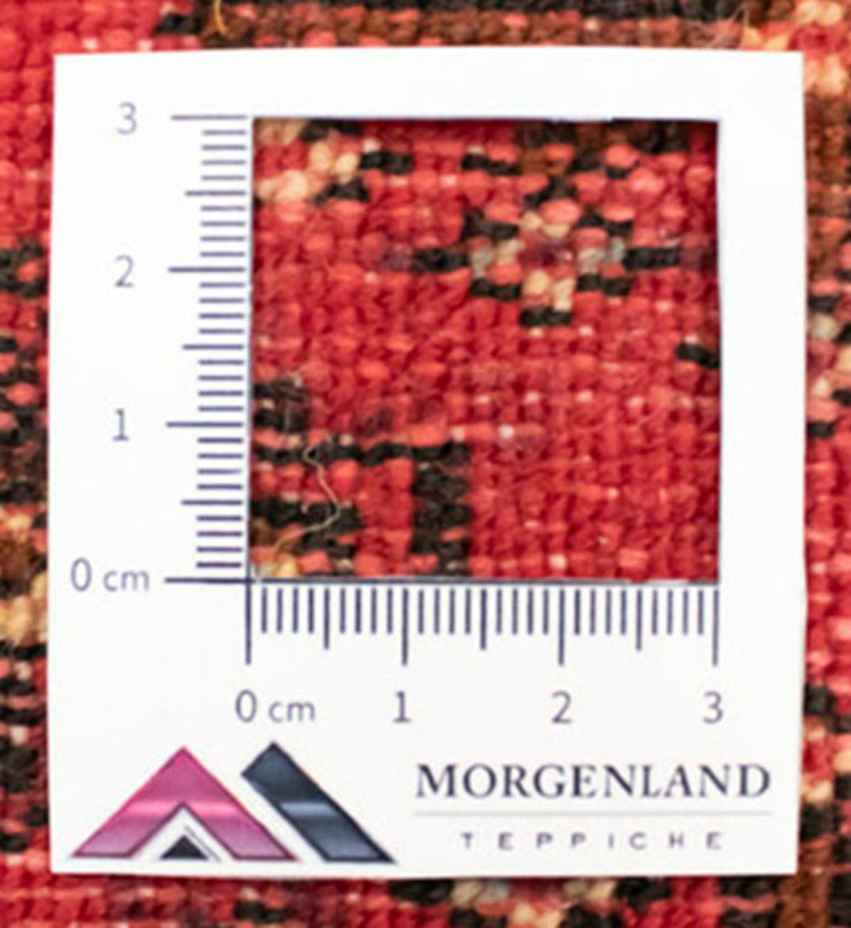 Runner Turkaman-matta - 100 x 50 cm - röd