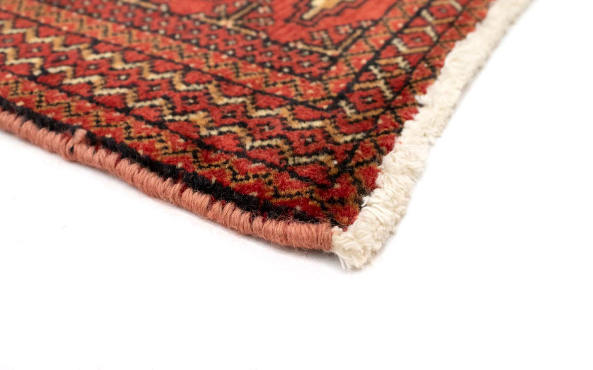 Runner Turkaman-matta - 100 x 50 cm - röd