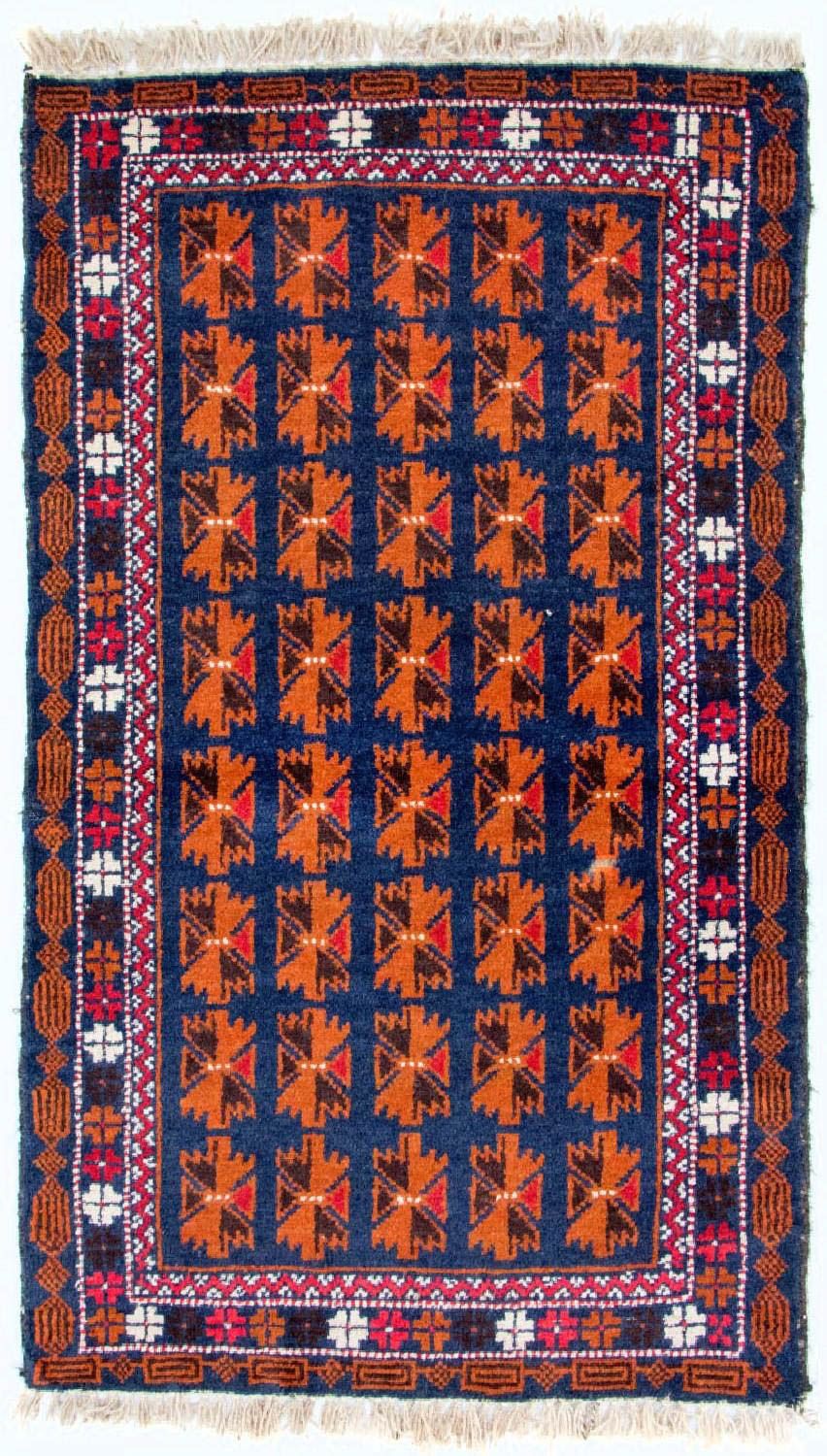 Baluch-matta - 136 x 77 cm - blå