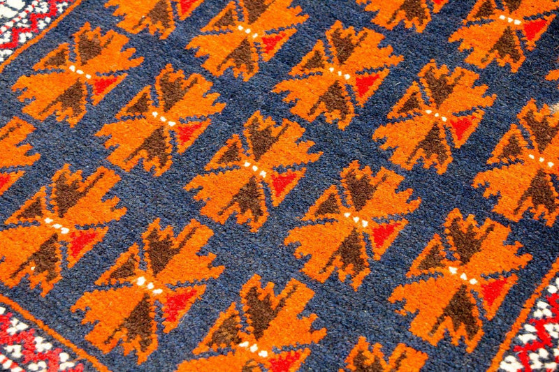 Baluch-matta - 136 x 77 cm - blå