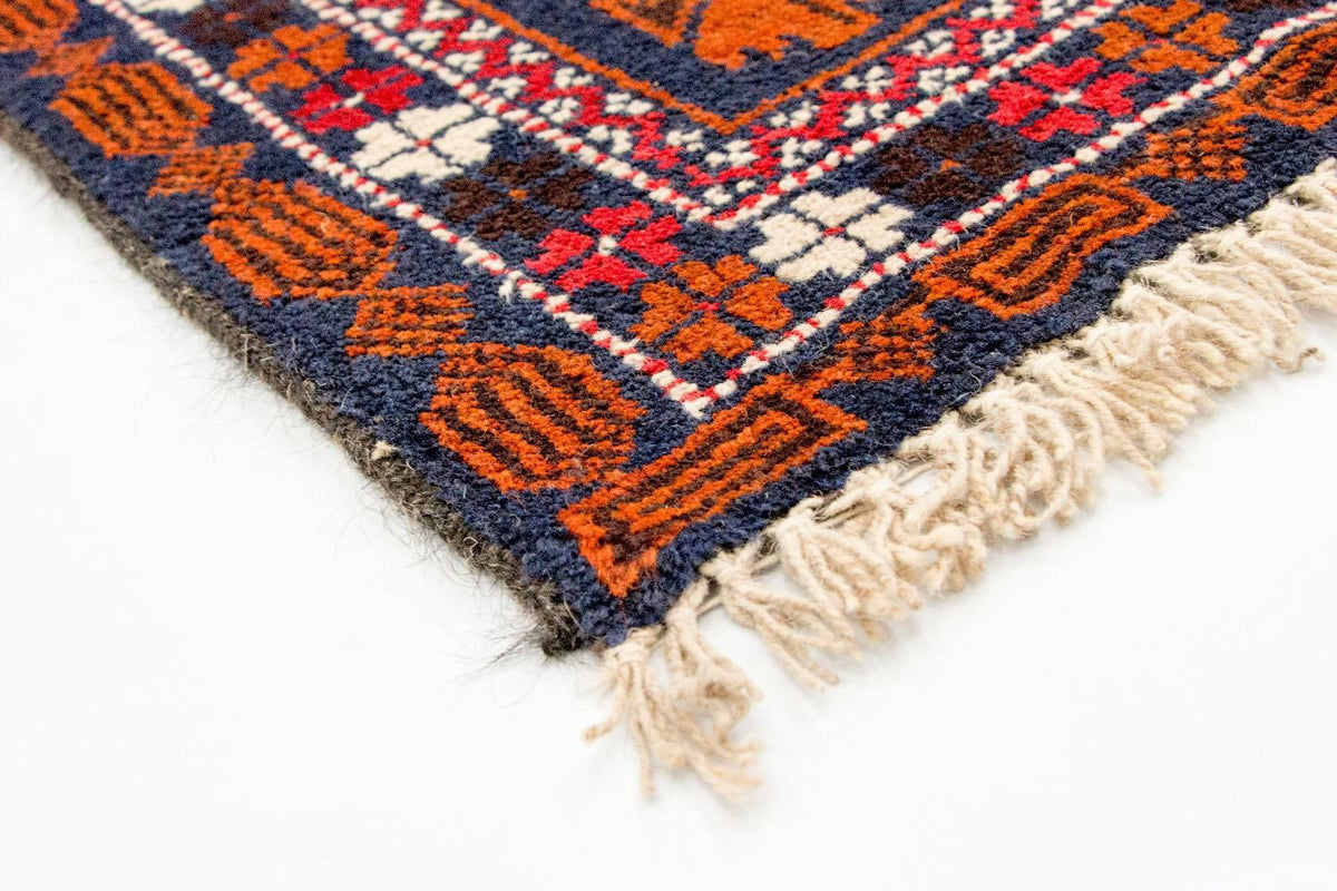 Baluch-matta - 136 x 77 cm - blå