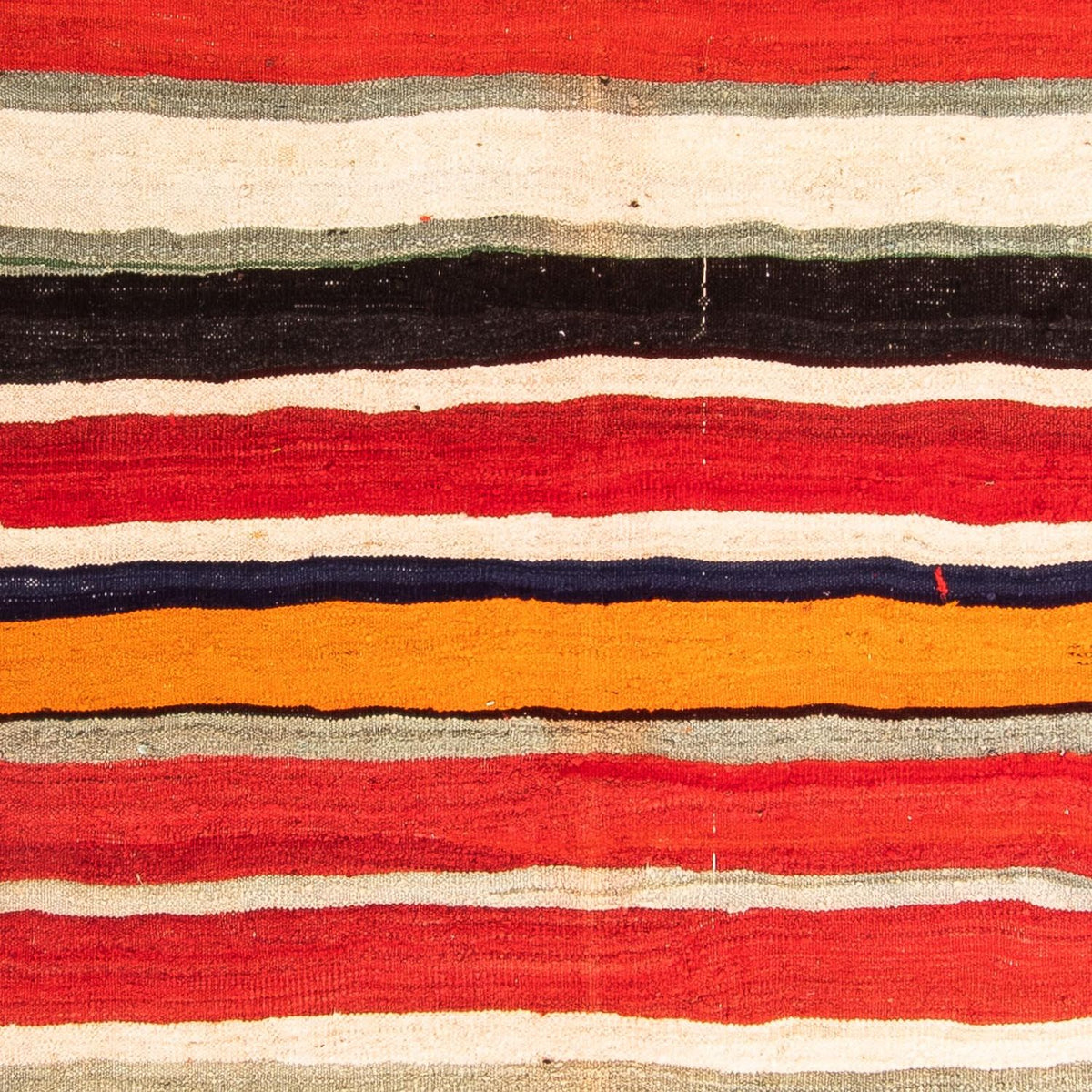 Kelim-matta - gammal kvadrat  - 190 x 180 cm - flerfärgad