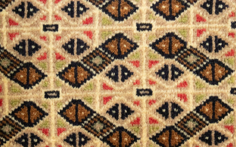Runner Turkaman-matta - 100 x 50 cm - beige