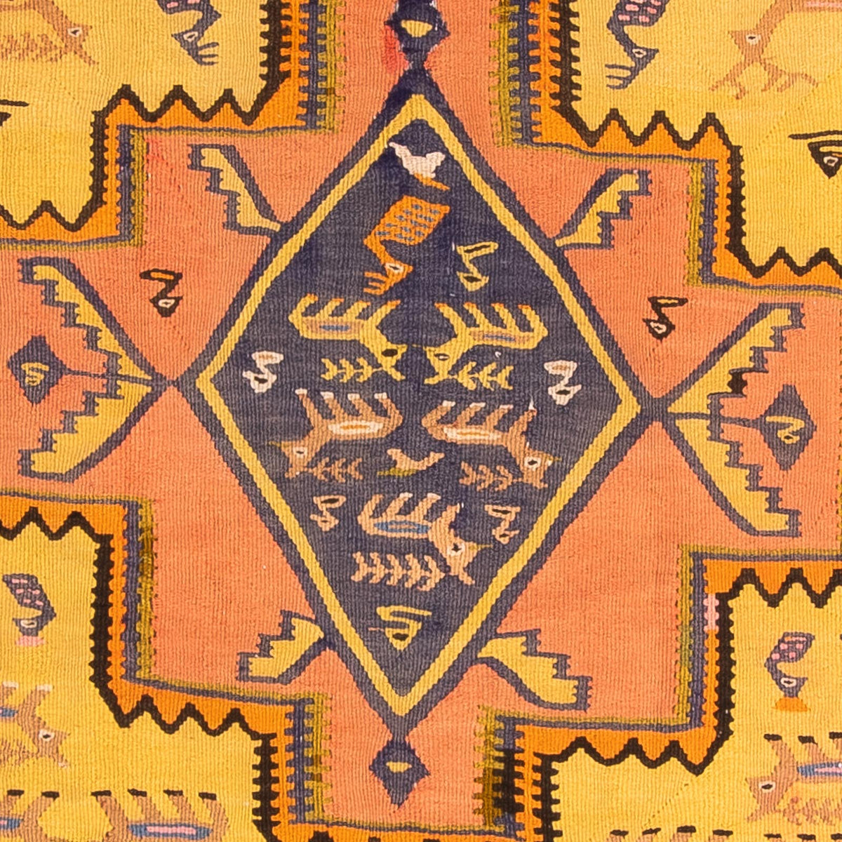 Runner Kelim-matta - gammal - 280 x 147 cm - flerfärgad