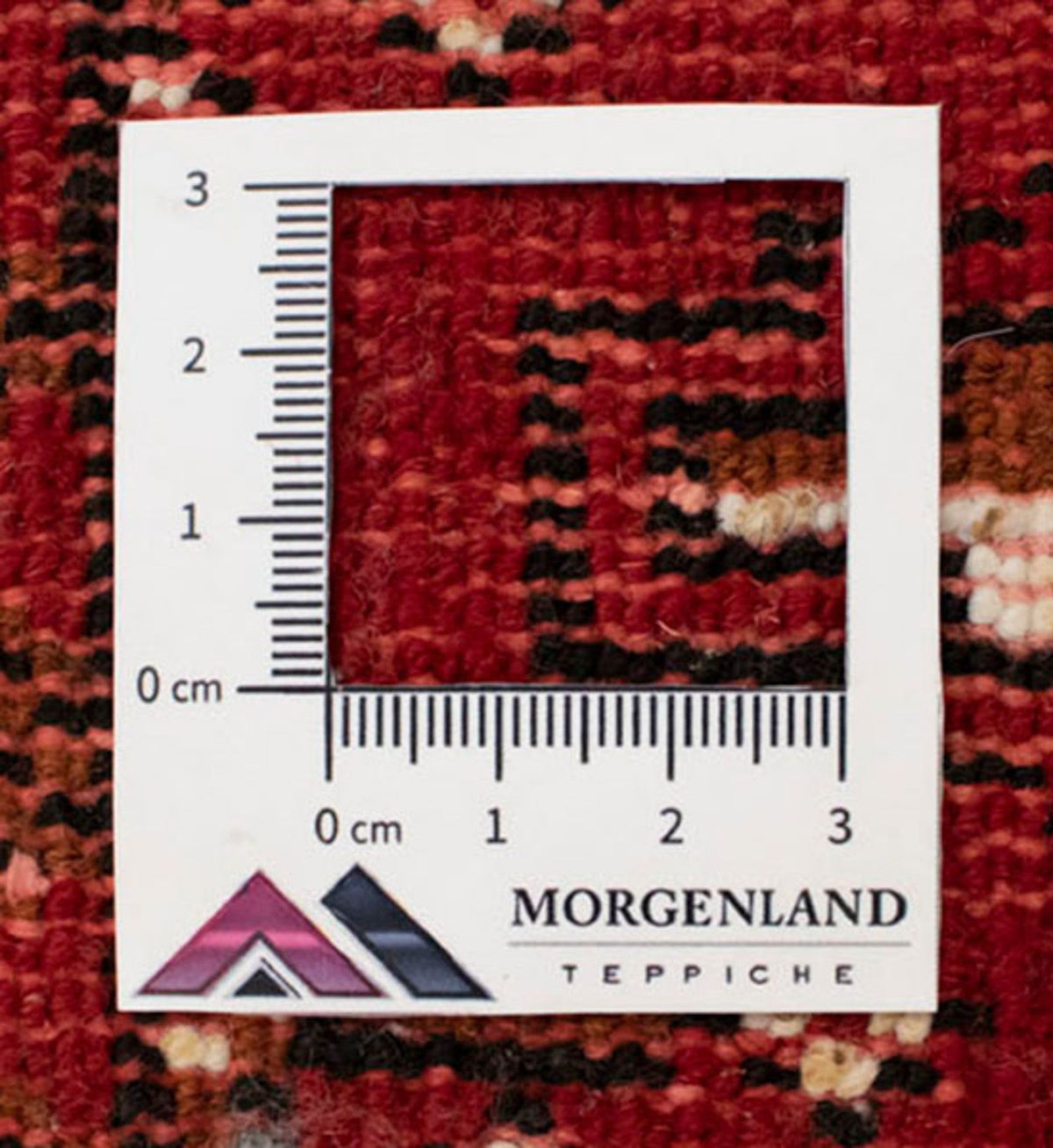 Runner Turkaman-matta - 100 x 50 cm - röd