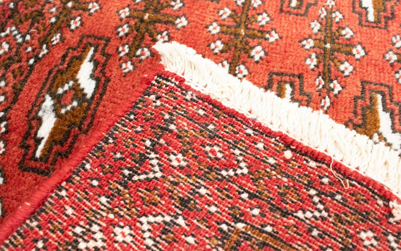 Runner Turkaman-matta - 100 x 50 cm - röd