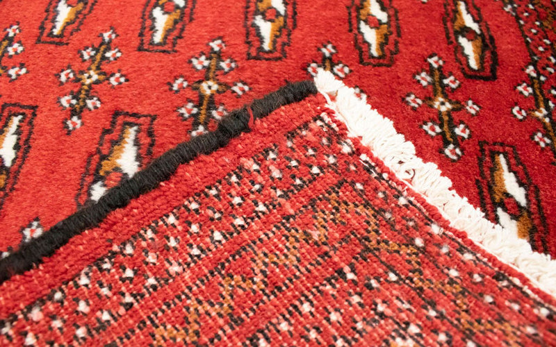 Runner Turkaman-matta - 100 x 50 cm - röd