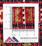 Runner Turkaman-matta - 100 x 50 cm - röd