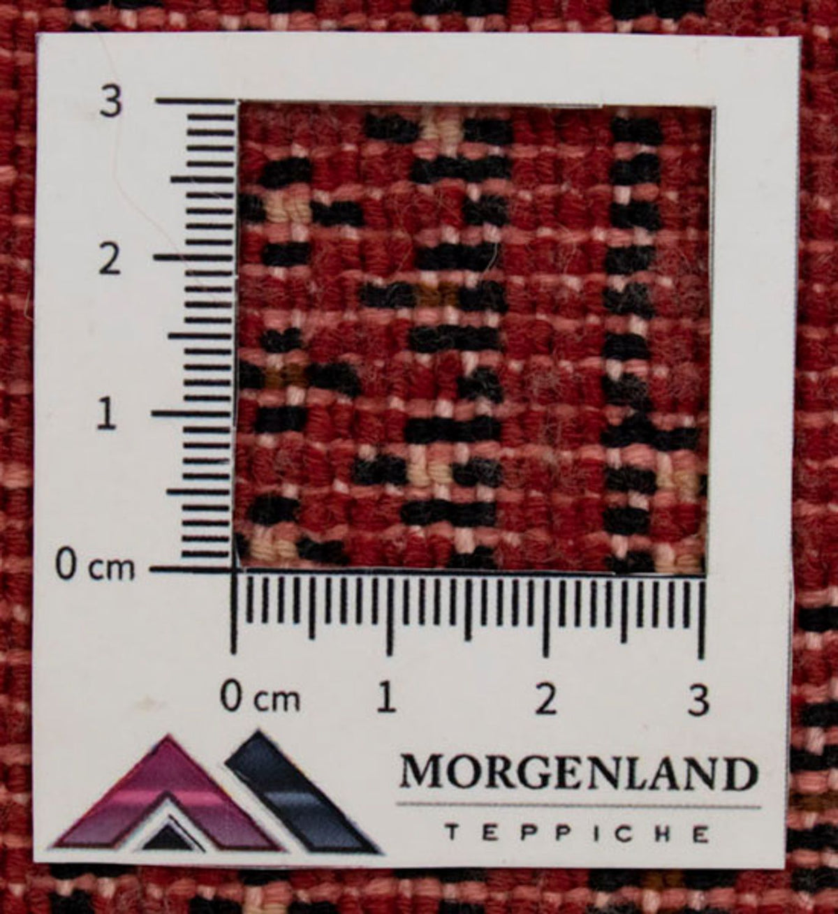 Runner Turkaman-matta - 100 x 50 cm - röd