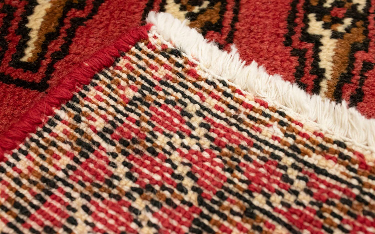 Runner Turkaman-matta - 100 x 50 cm - röd