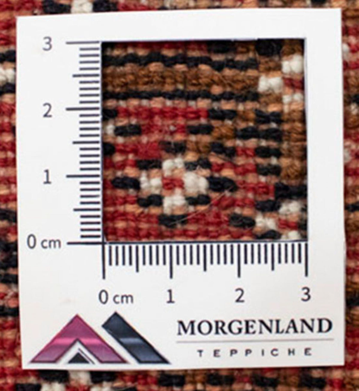 Runner Turkaman-matta - 100 x 50 cm - röd