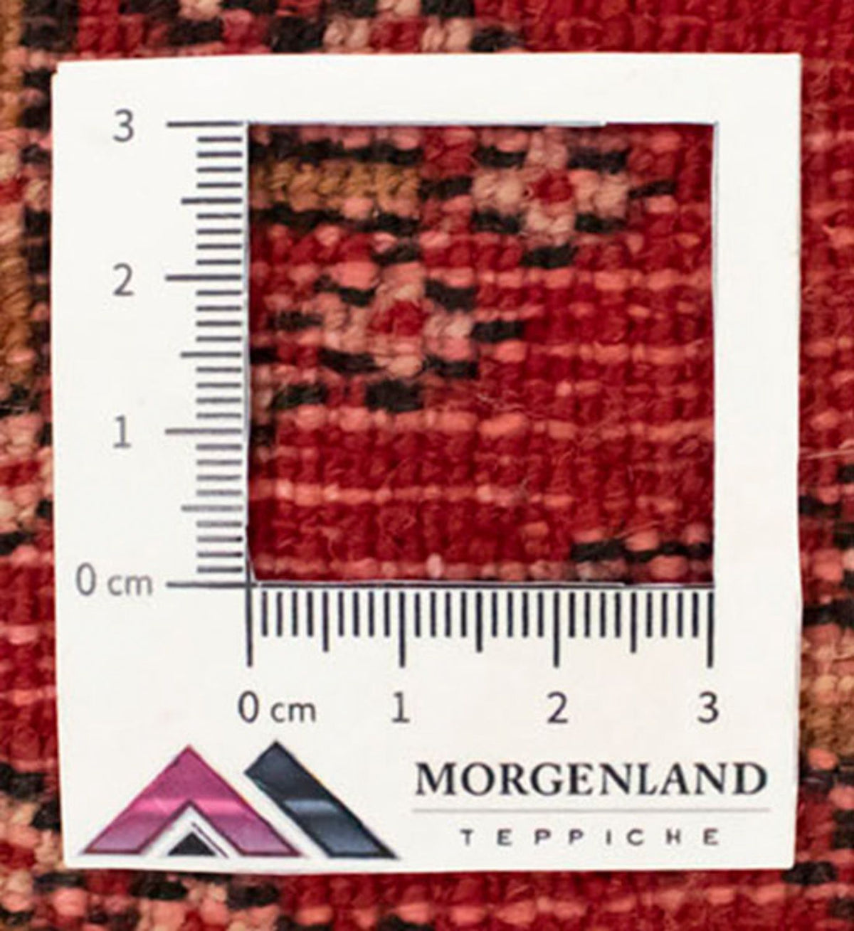 Turkaman-matta - 130 x 60 cm - röd