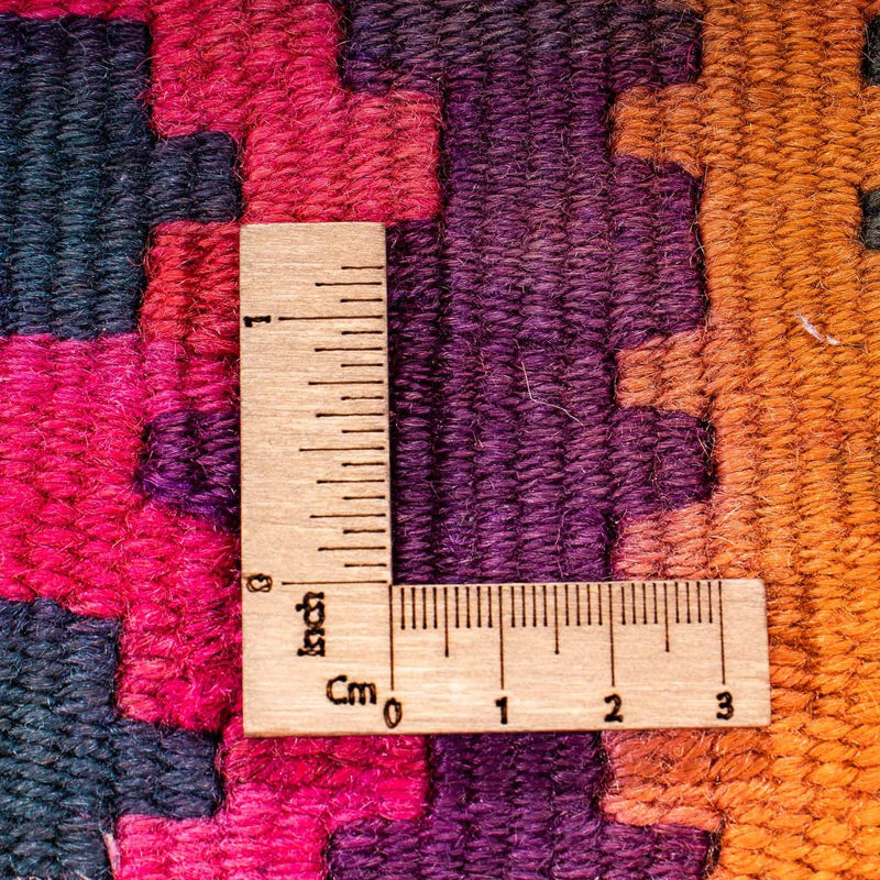 Runner Kelim-matta - gammal - 375 x 142 cm - flerfärgad