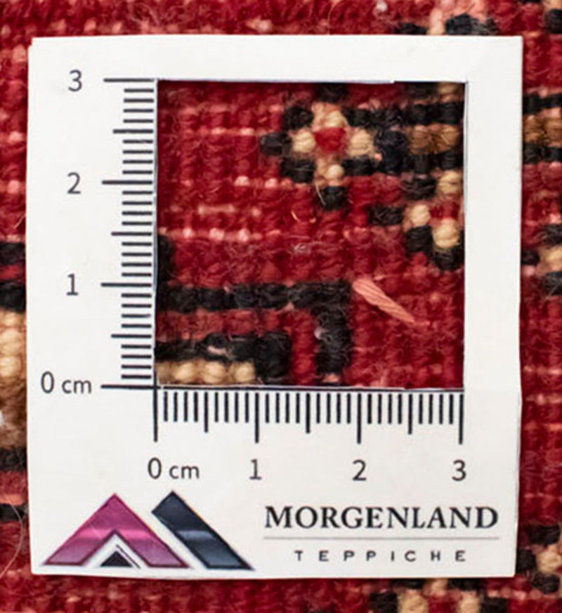 Turkaman-matta - 130 x 60 cm - röd