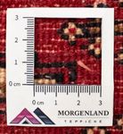 Turkaman-matta - 130 x 60 cm - röd