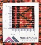 Turkaman-matta - 130 x 60 cm - röd