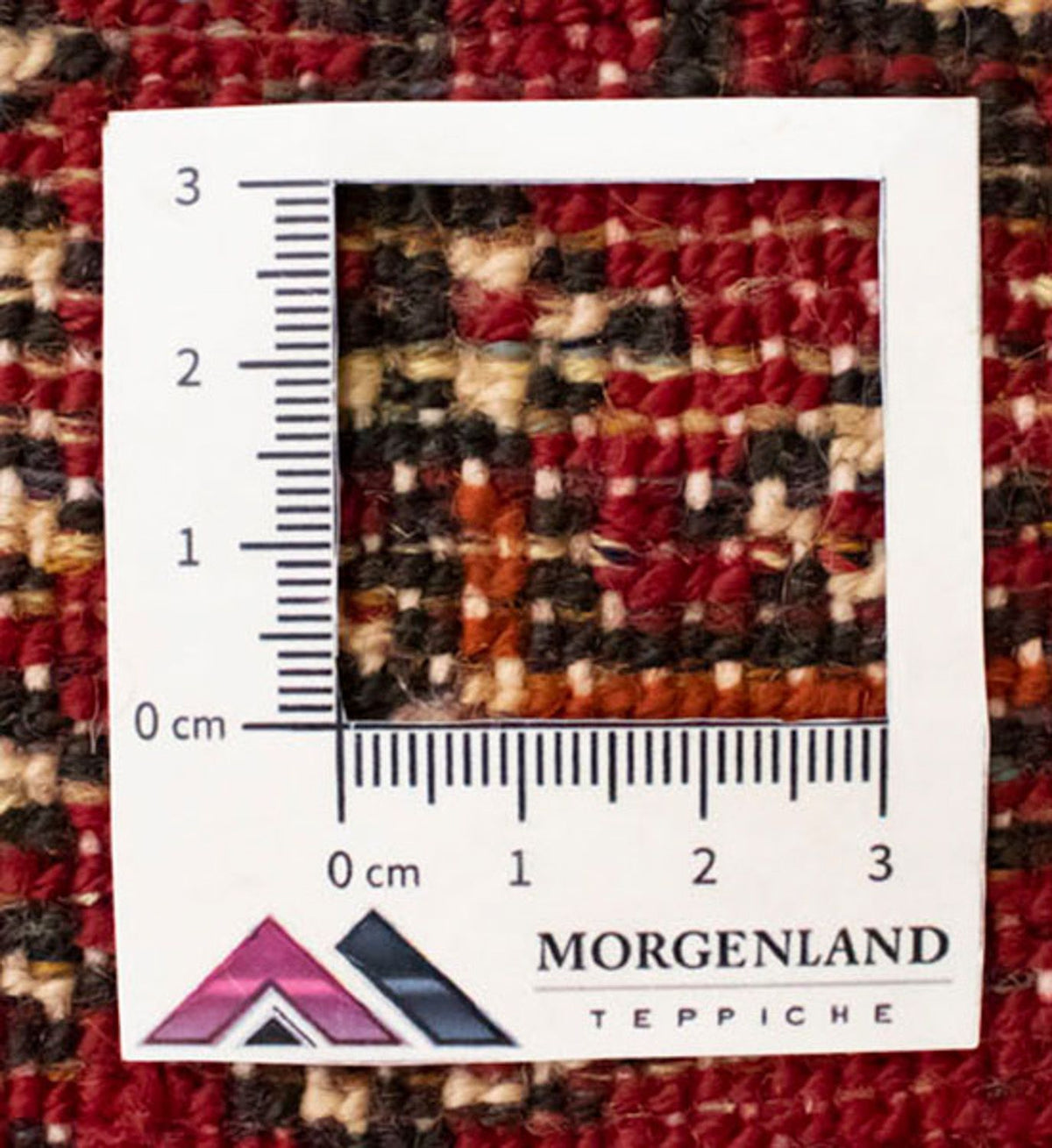 Turkaman-matta - 130 x 60 cm - röd