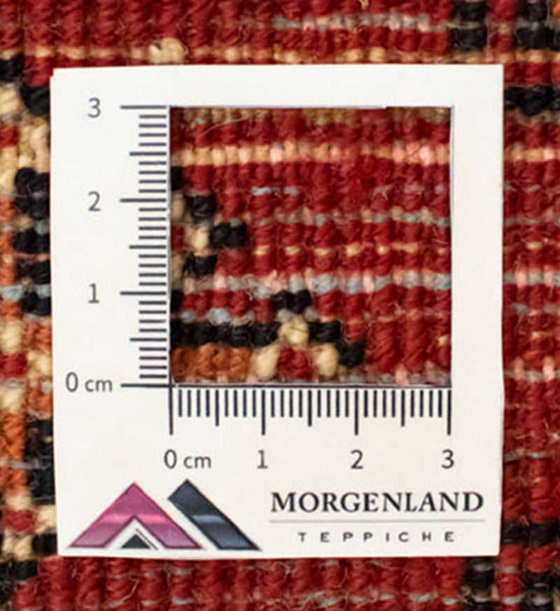 Turkaman-matta - 130 x 60 cm - röd
