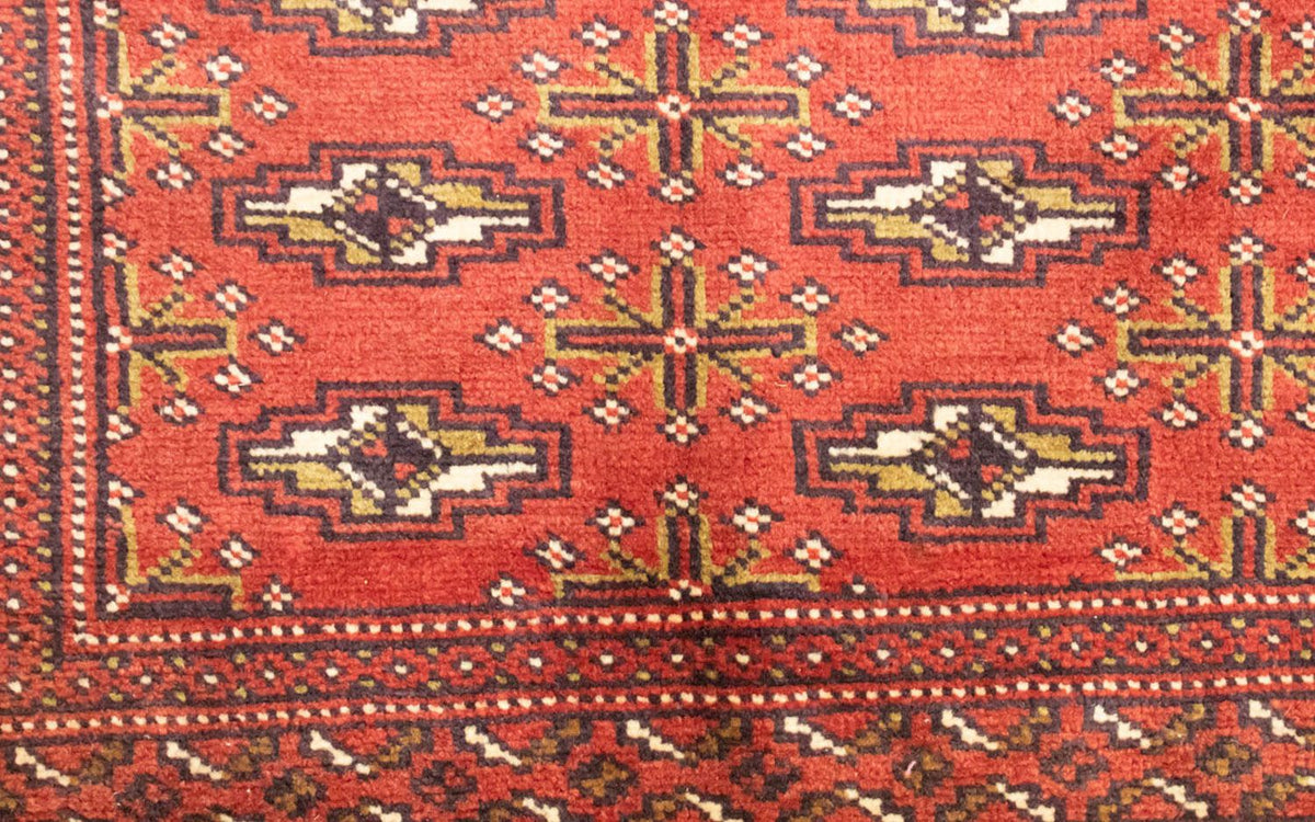 Turkaman-matta - 130 x 60 cm - rost