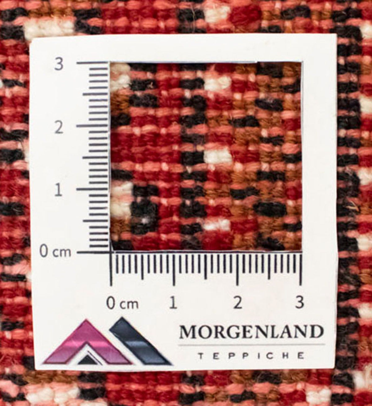 Turkaman-matta - 130 x 60 cm - röd