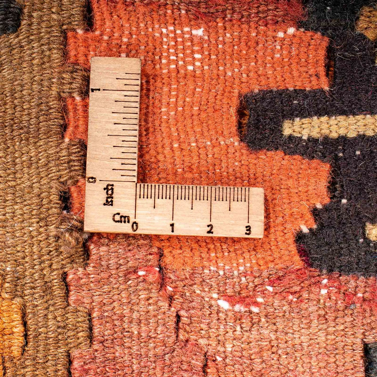 Runner Kelim-matta - gammal - 330 x 130 cm - flerfärgad