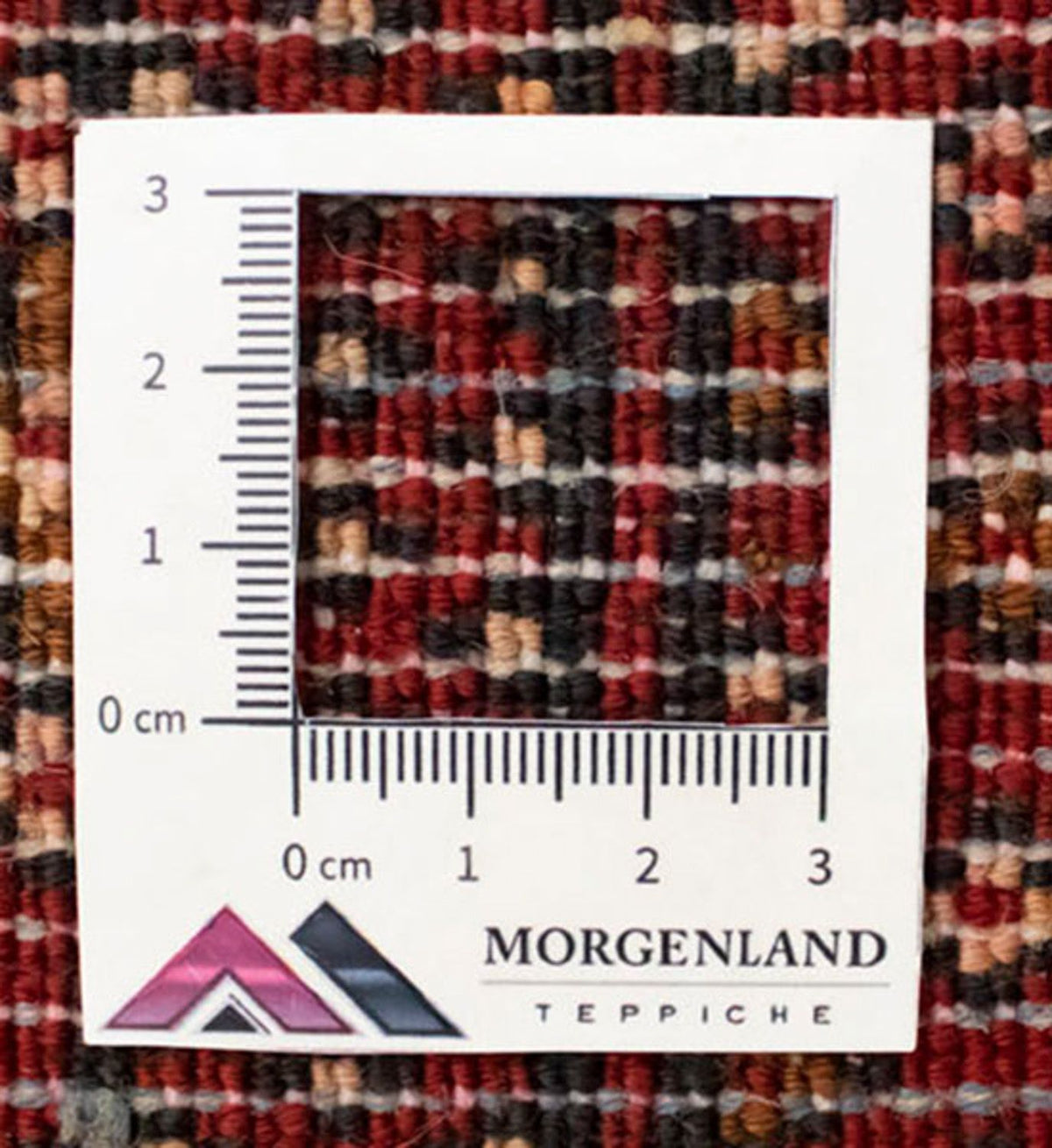 Turkaman-matta - 130 x 60 cm - röd