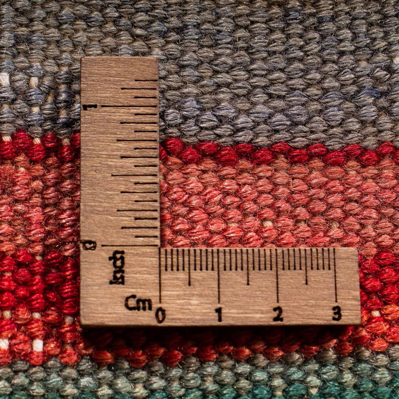 Kelim-matta - gammal - 190 x 145 cm - flerfärgad