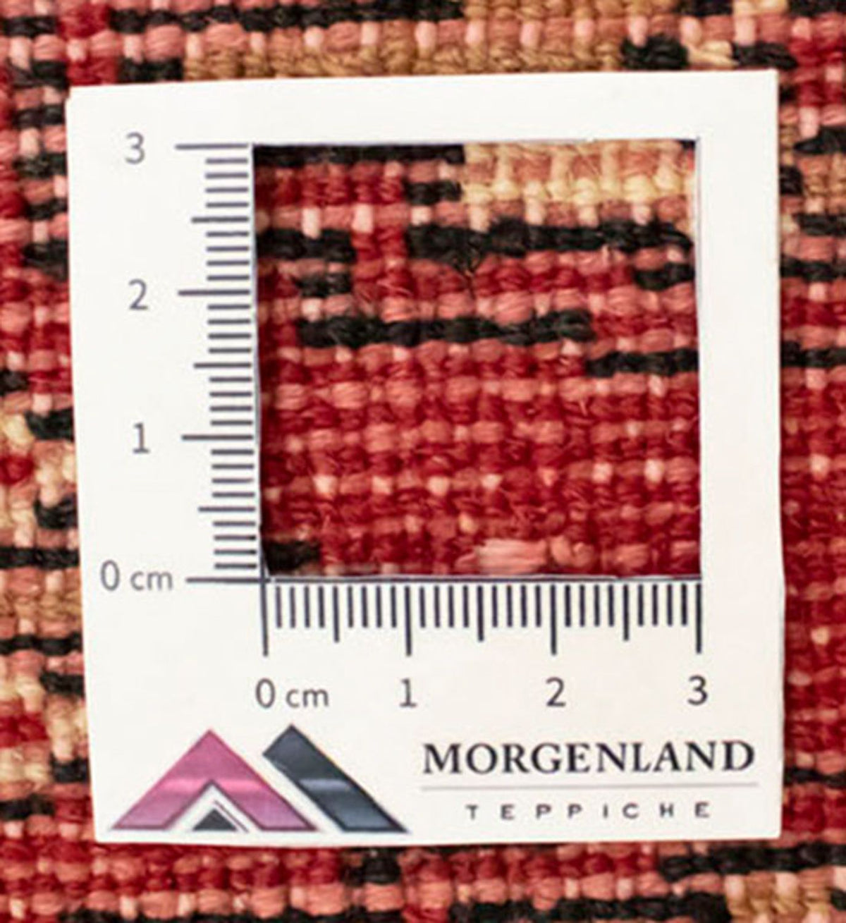 Turkaman-matta - 130 x 60 cm - röd