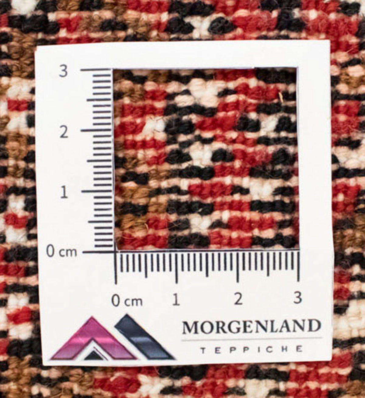 Turkaman-matta - 130 x 60 cm - röd