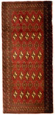 Turkaman-matta 130x60cm - Persisk matta