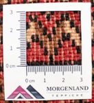 Turkaman-matta - 130 x 60 cm - röd