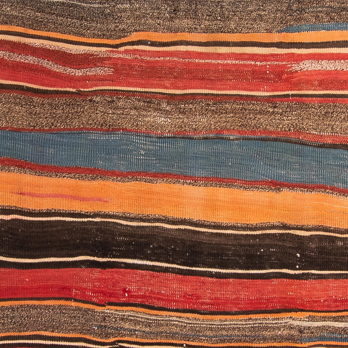 Runner Kelim-matta - gammal - 330 x 135 cm - flerfärgad