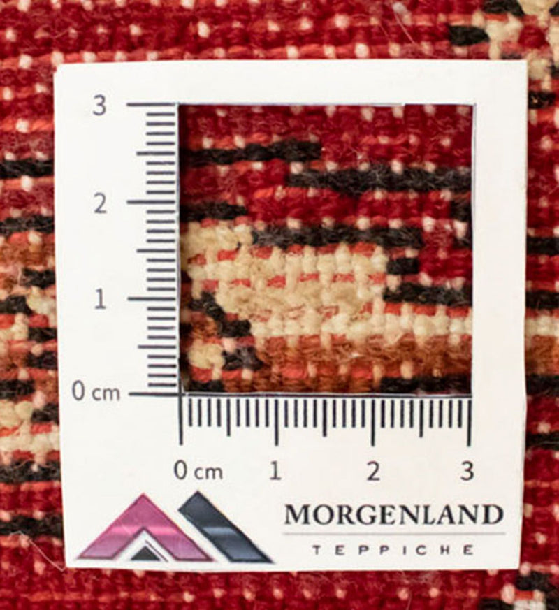 Turkaman-matta - 130 x 60 cm - röd