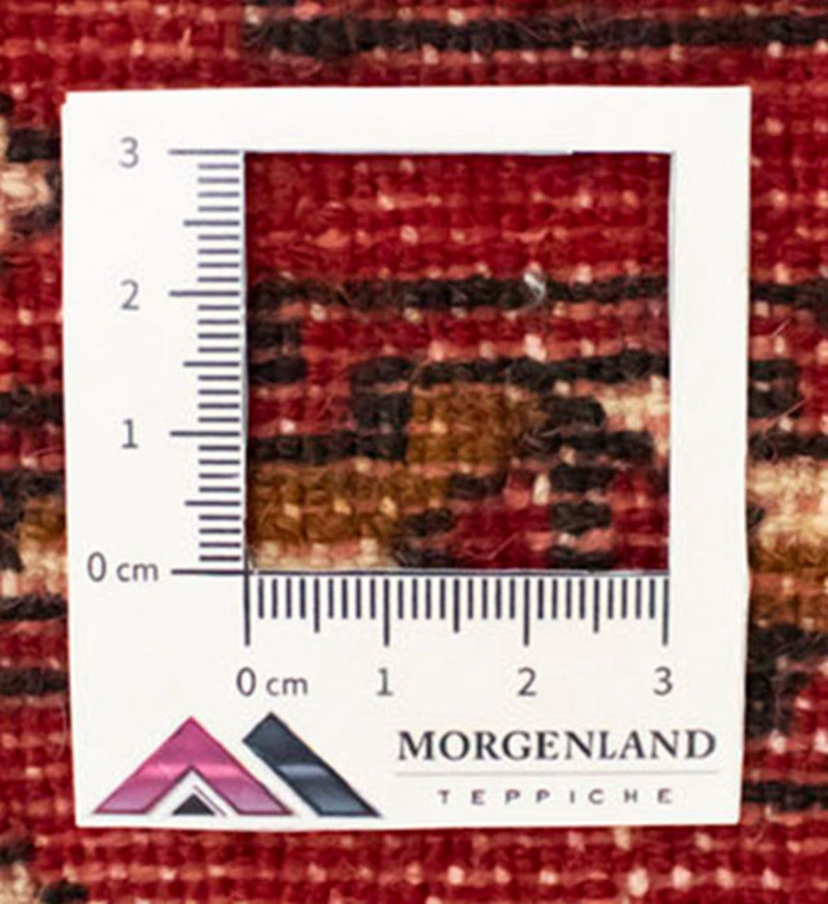 Turkaman-matta - 130 x 60 cm - röd