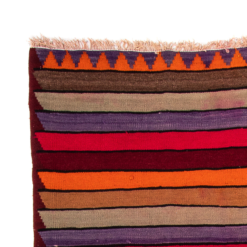 Runner Kelim-matta - gammal - 355 x 125 cm - flerfärgad