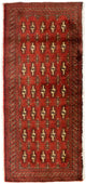 Turkaman-matta 130x60cm - Persisk matta