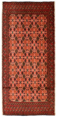 Turkaman-matta - 130 x 60 cm - orange