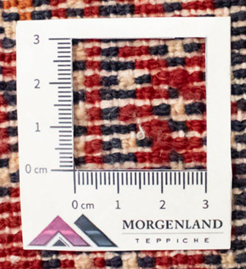 Turkaman-matta - 130 x 60 cm - röd